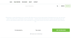 Desktop Screenshot of paleohacks.com